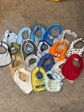 Baby bib bundle of 19